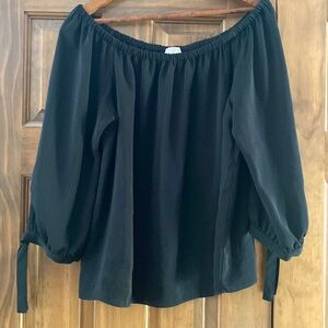 J Crew Women’s Blouse Top Black Small